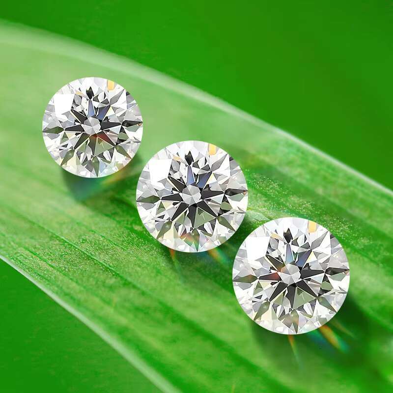 Starsgem Lab Grown Diamond 0.5CT 1CT 2CT Round Excellent Cut Loose Diamant IGI Certified HPHT CVD Diamond