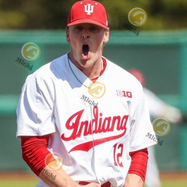 Kyle Schwarber Indiana Baseball Jersey Bradley Brehmer Reese Sharp Braydon Tucker Ty Bothwell 29 Ryan Kraft Scott Effross Custom IndianaHoosiers Jerse