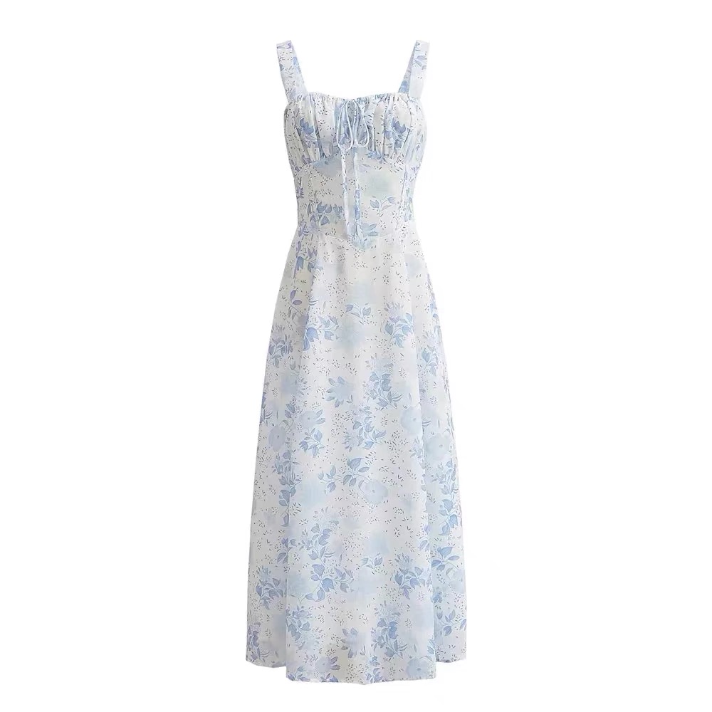 2025 new fashion classic suspender summer temperament dress
