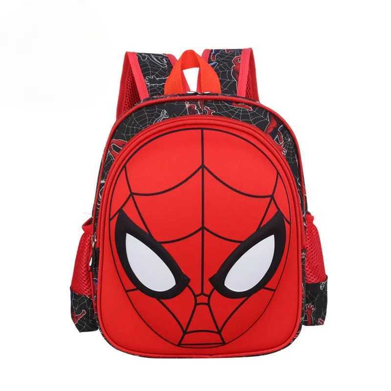 Disney New Disney cartoon Avengers Spider Man boys school bag new kindergarten childrens backpack cute backpackXJ250422
