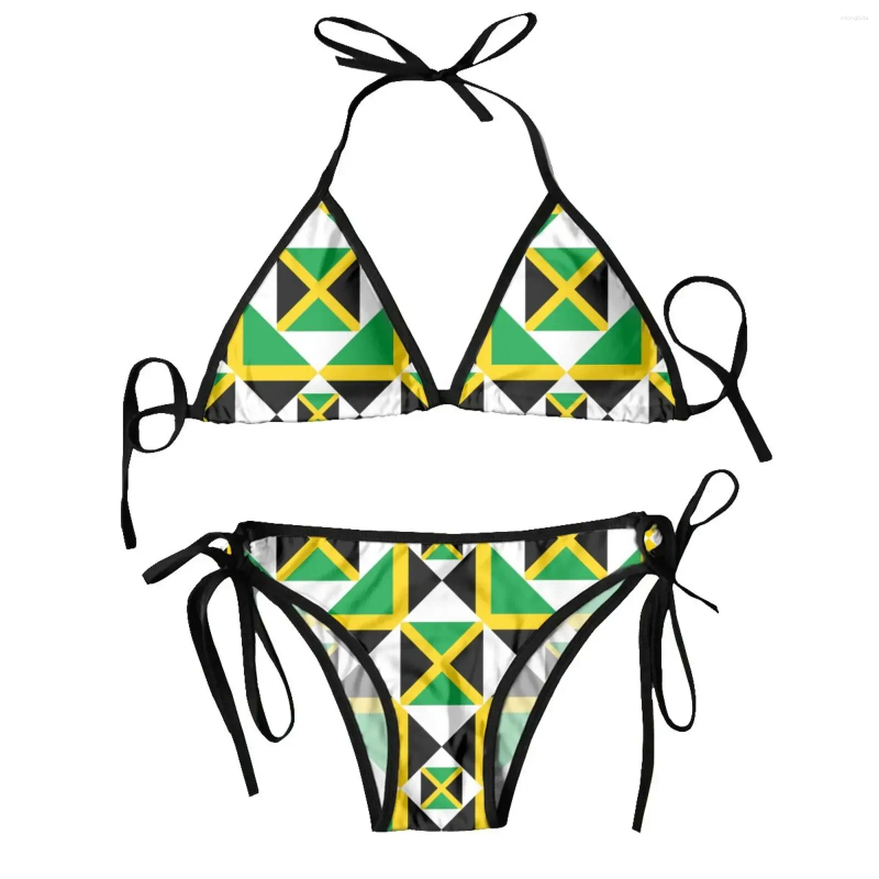 Womens Swimwear Of Jamaica Bikini Sets Summer Beachwear Bathing Bikinis Fashionable Two-piece Beach Swimming Swimsuit