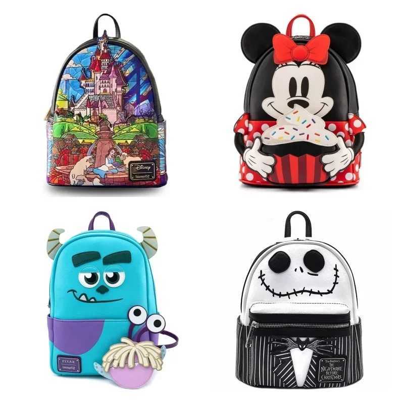 Disney Monster University Mini Backpack faux leather double shoulder bag role-playing backpack cartoonXJ250422