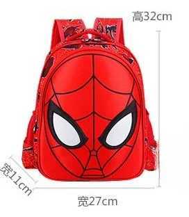Disney New Disney cartoon Avengers Spider Man boys school bag new kindergarten childrens backpack cute backpackXJ250422