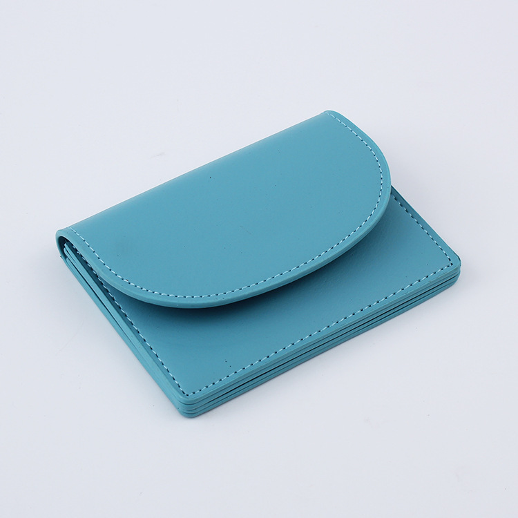 Designer Wallet New Simple Solid Color Flip Change Magnetic Buckle Double Union Travel Business Card Storage Bag Luxury Wallet Key Pouch
