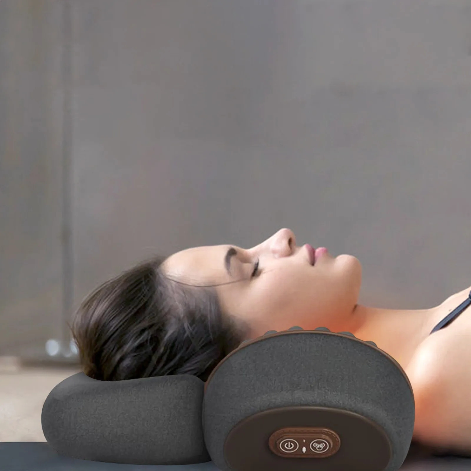 Massager Pillow Cervical Orthopedic Sleeping Pillow Back And Neck Massager For Home Memory Foam Pillows For Sleep Aid 250418