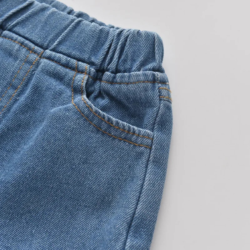 Bear Leaders 27 year summer baby girl lace shorts childrens open top fashionable womens jeans 250414z