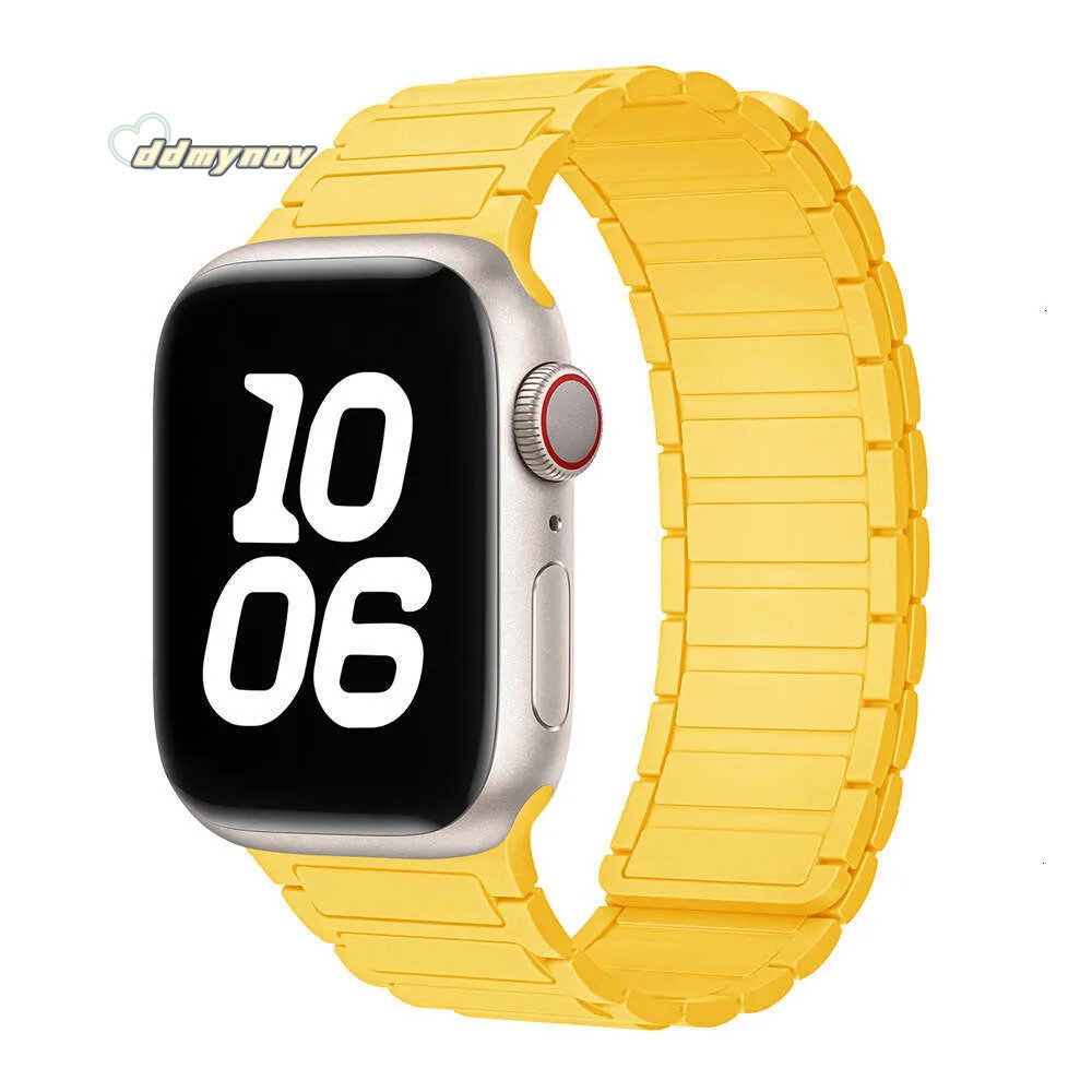 Same Style Compatible with S9 iWatch 10 Strap Apple Watch 8 Magnetic Silicone Ultra ddmynov