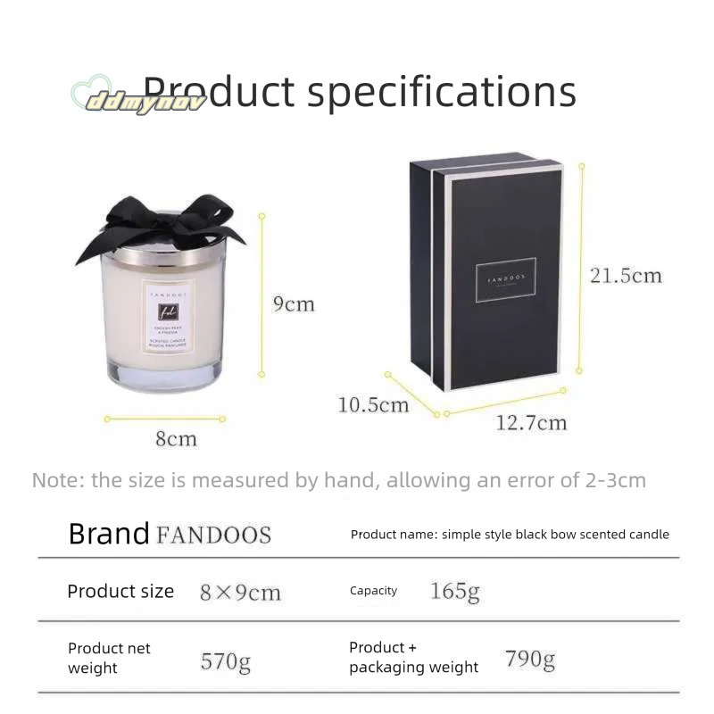 Highgrade designer English Pear Blue Wind Chimes Fragrance Box Set Scented Gift Candle CupsXJ251029 ddmynov