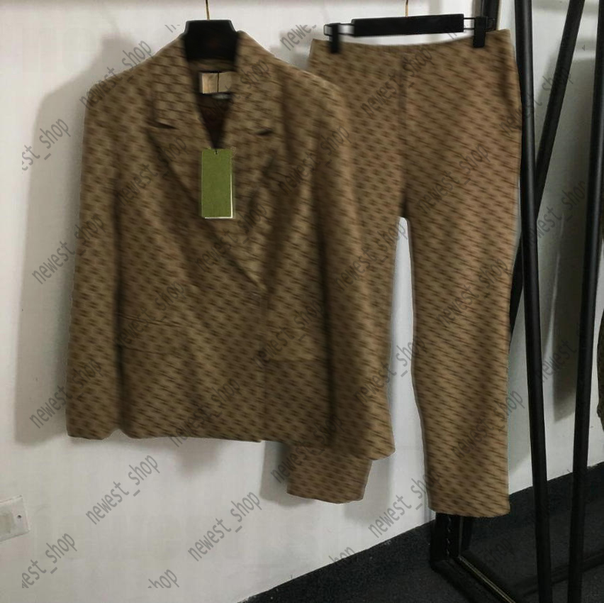 Womens Suits Blazers designer women luxury Blazer europe autumn outwear coat slim fit casual letter print outwear jacket women dress suit pants