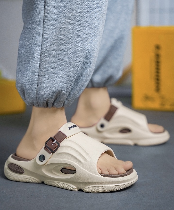 Men Slippers Designer Slides Mens Stylish Sandals Black Sliders Summer Beach Slipper Outdoor Sandal Shoes Size XY43