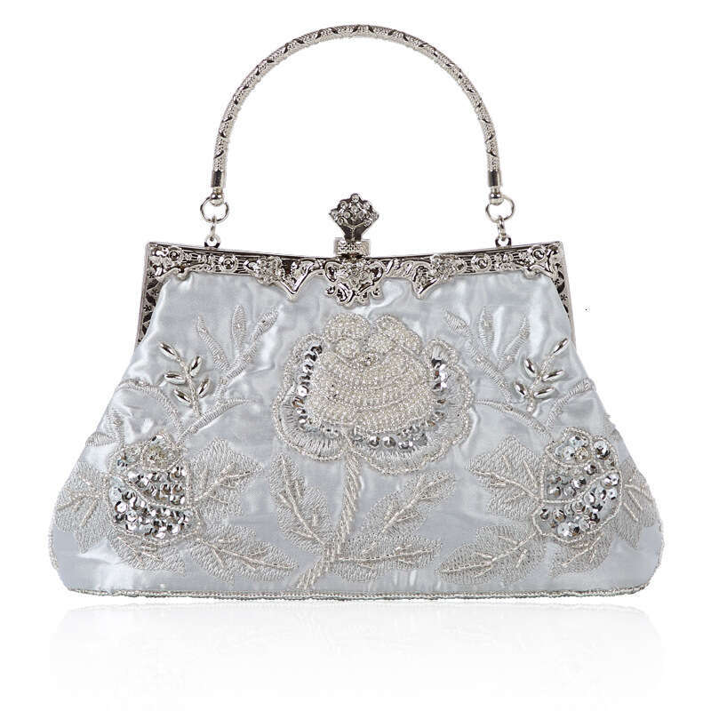Hot Selling Handmade Beaded Embroidered Celebrity Banquet Unique And Festive Bride Bags, Cheongsam Bags