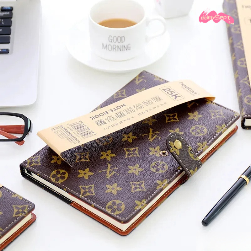 wholesale Wholesale Diary Book A5 Fashion B5 Notebook Hard Surface Copy 25K Notepad Small Portable A6 Office With Buckle Business ddmysept