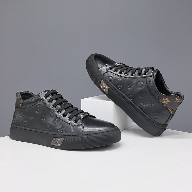 free shipping designer shoes men's autumn winter Korean casual sports thick-soled sports casual shoes white sneakers trendy fashionable versatile