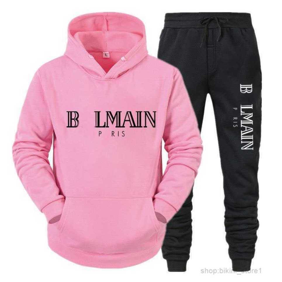 Mens Tracksuits Tracksuit Designer Hoodie Suit Pure Cotton Fashion Trousers Sweatshirt Sportswe balmains balmainmen balmaain balmainwomen balmani 8KH6