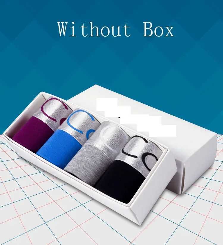 4 pieces/bulk hot selling mens underwear mens underwear cotton comfortable and sexy Cueca boxer mens cotton shorts Z250422