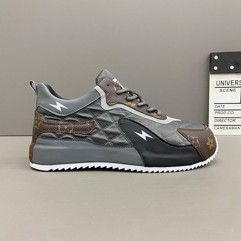 Free shipping casual Korean-style fashionable and versatile daily wear printed soft breathable comfortable height-increasing sports and casual shoes f