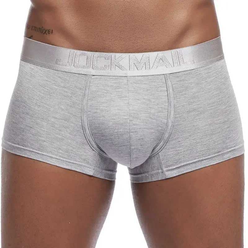 JOCKMAIL brand mens underwear breathable cuecas boxing module solid mens underwear U-shaped invisible sexy underwear Z250422