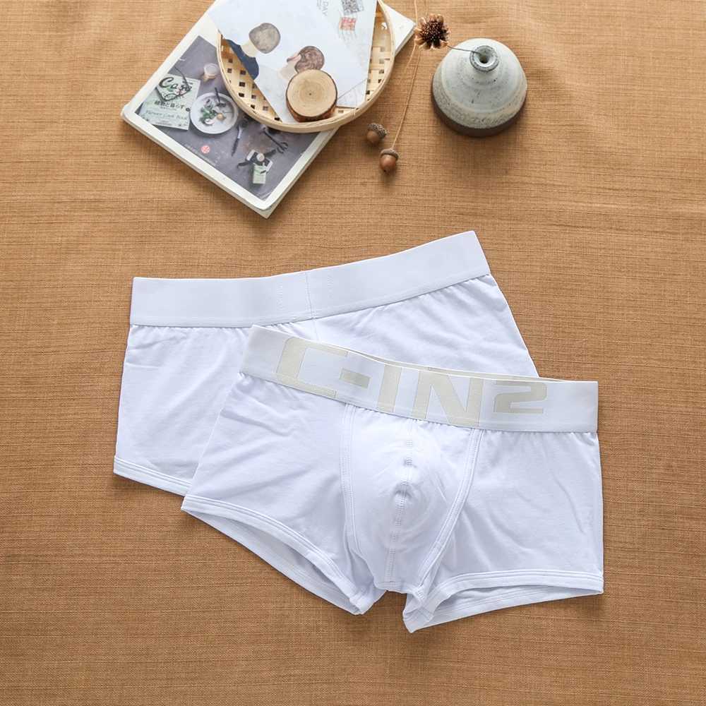 Mens comfortable and breathable cotton boxing underwear letter underwear sexy underwear personalized fashion brand trend Z250422