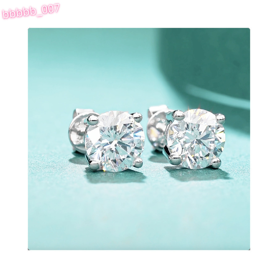VOAINO Custom 9K 14K 18K Oem Competitive Price Screw Back Cvd Lab Grown Diamond Stud Earring for Women Men 0.5ct 1ct 2ct