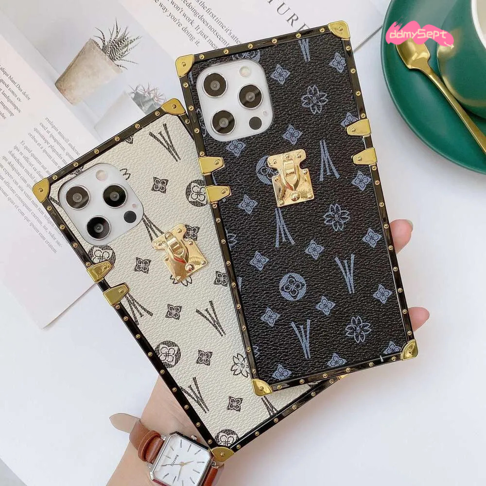 Fashion Leather Texture Phone Case - Compatible with iPhone 16, 15 & Samsung S24 ddmysept