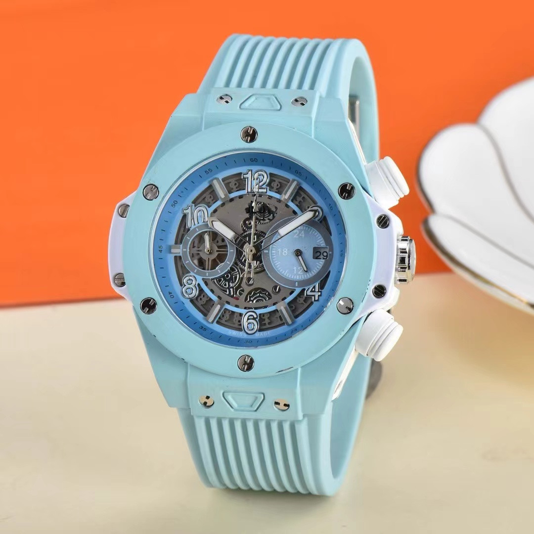 new Brand fashion hollow trend sports fashion six-pin multi-functional men's watch