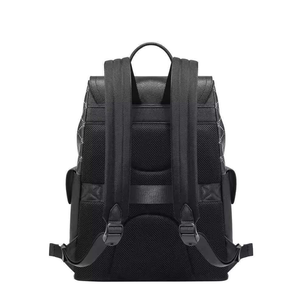 Men's Business Backpack, Mens Laptop Backpack: Large Capacity Commuting for Travel and Work, High-End Leather Computer Bag Z260202