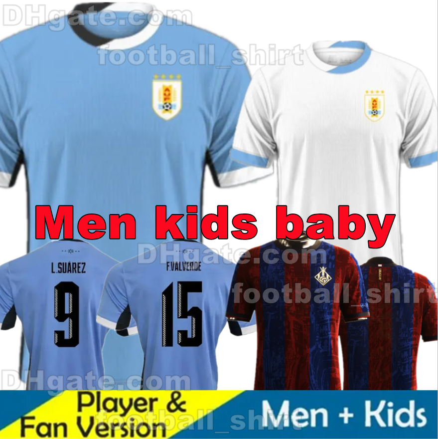 2024 Uruguay DARWIN soccer jerseys 25 26 M.ARAUJO PELLISTRI A.CANOBBIO N.DE LA CRUZ VALVERDE M.VINA M.OLIVERA men kids kit socks Football Shirt fans player version