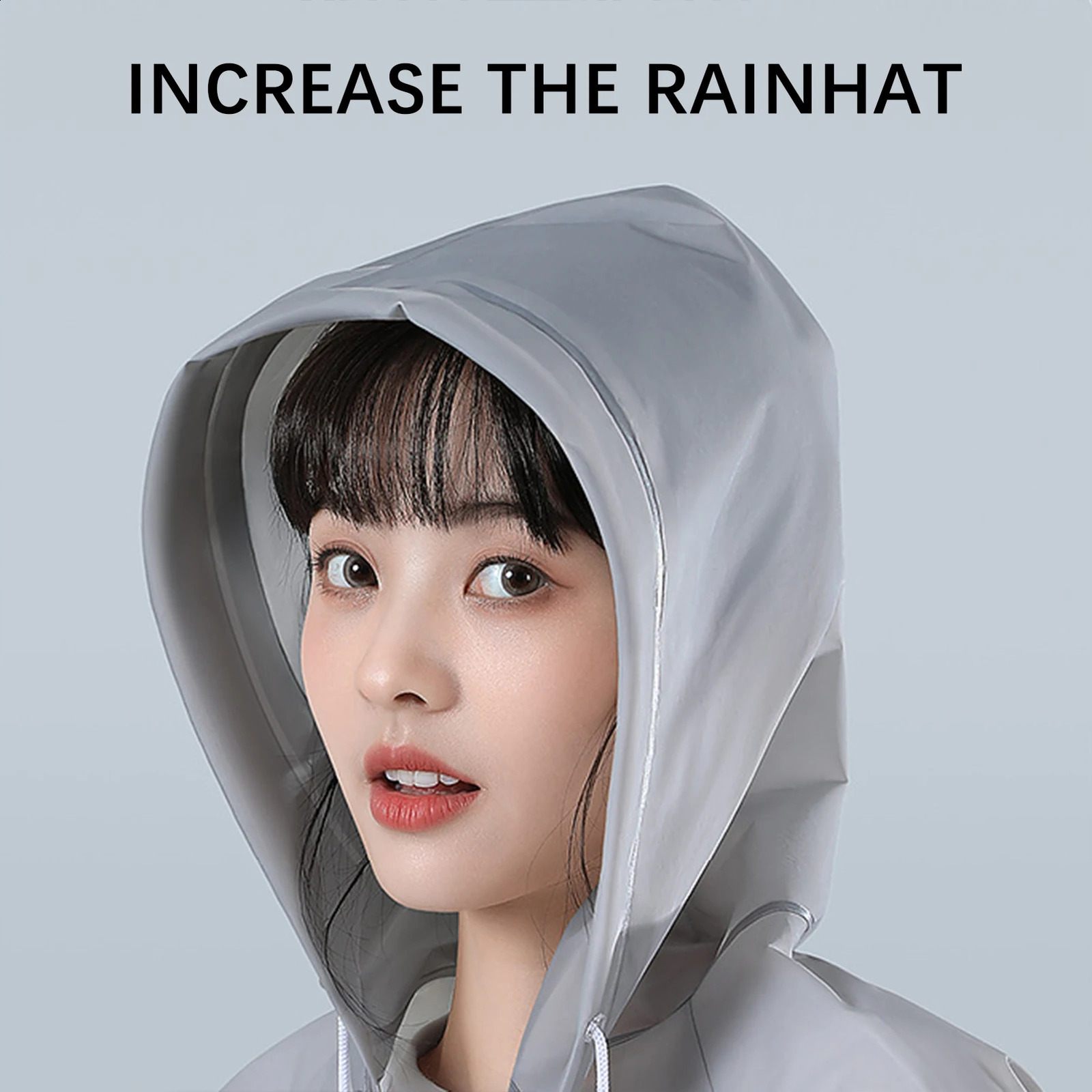 Classic Adult Raincoat Portable Quick Drying Rainsuit For Camping Hiking Waterproof Reusable Hooded Long EVA Poncho Women Men 250421