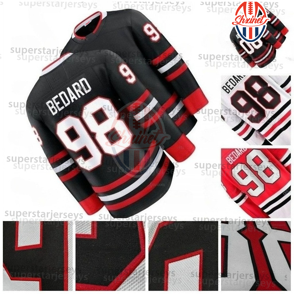 Mens Womens Youth 98 Bedard Jerseys Teravainen Foligno Vlasic Stitched Name Number Hockey