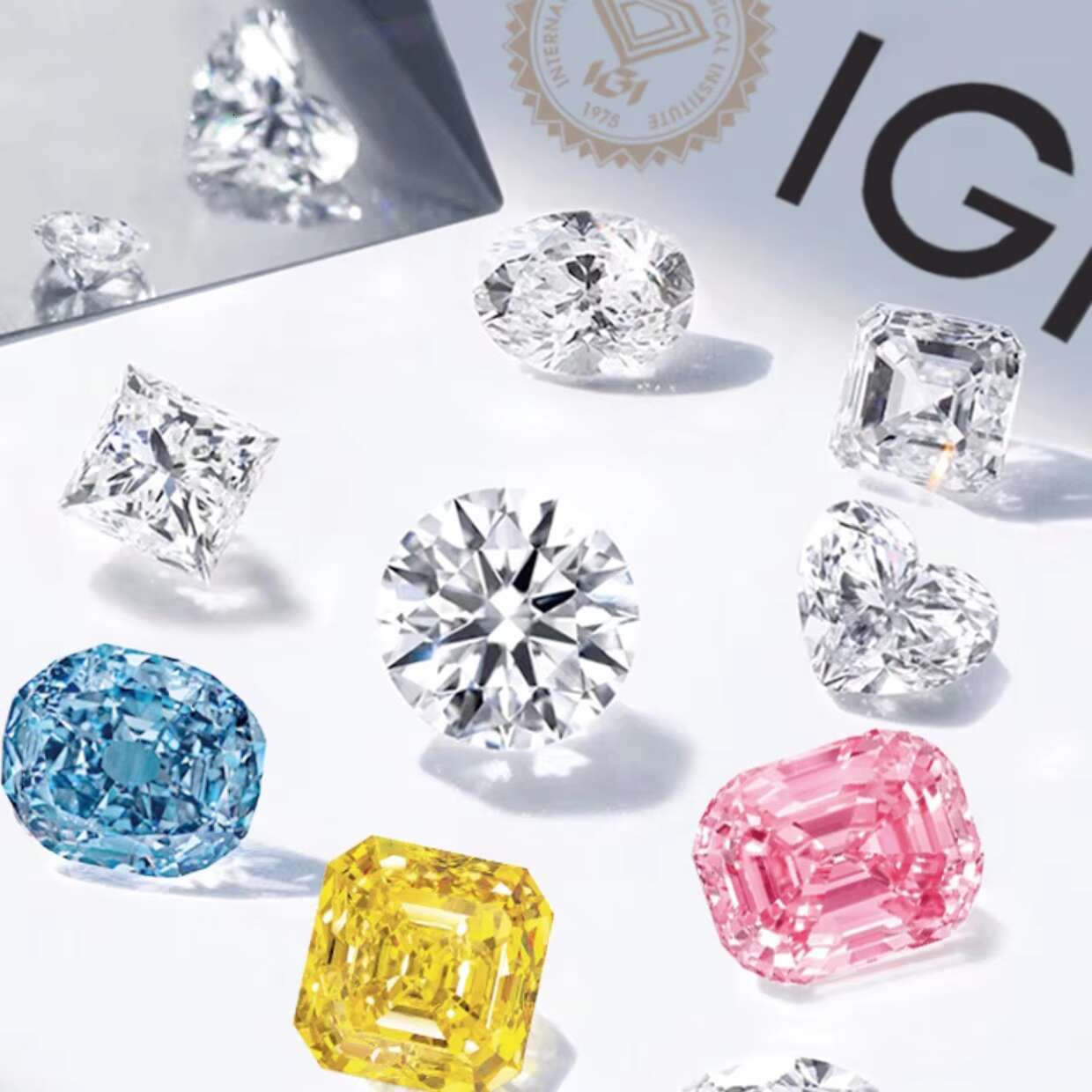 Rarity Lab Grown Diamond Factory Price Wholesale square Shape IGI Certificate D Color Vvs1 CVD HPHT Small Size Diamond