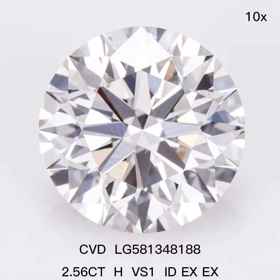 Lab Created HPHT CVD VVS VS1 0.3CT 0.5CT 0.8CT 1CT 1.5CT 2CT 3CT 4CT 5CT Synthetic IGI GIA Certified Lab Grown Diamond