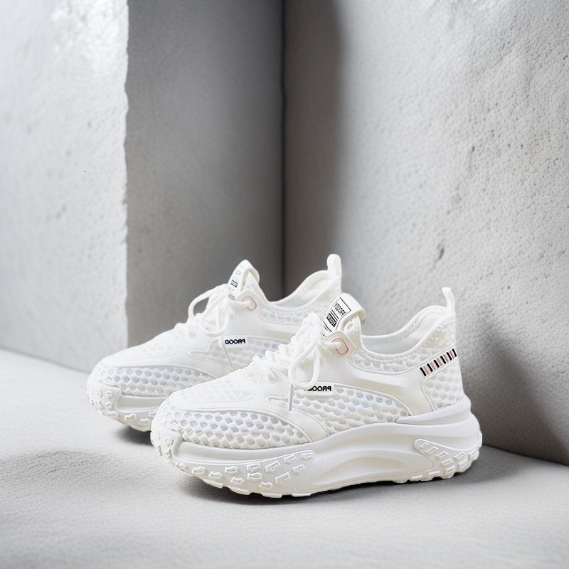 Ins Trendy Dad Summer Thick Bottom Running Sports And Leisure Women S Breathable Mesh Shoes YDY Ddmysaturn Ddmysaturn