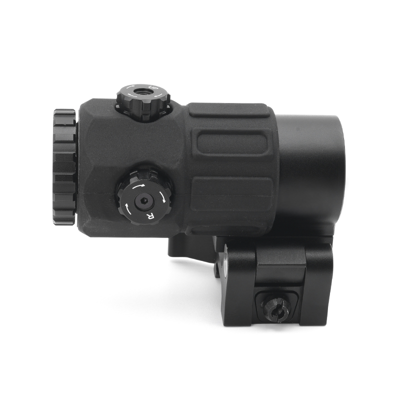 G45 Magnifier Sight 5X with Switch to Side Quick Detach QD Mount for Hunting and Airsoft Rifle with Original Markings