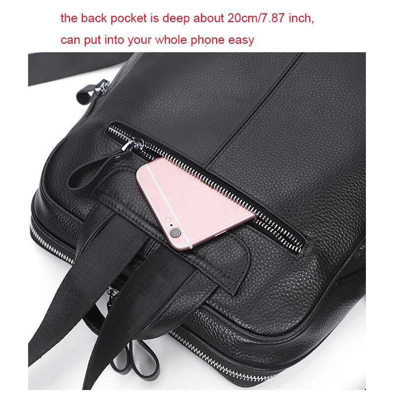 Genuine Leather Women's Fashion High Quality School Travel Backpack Bags Female Multifunctional Bag Pack
