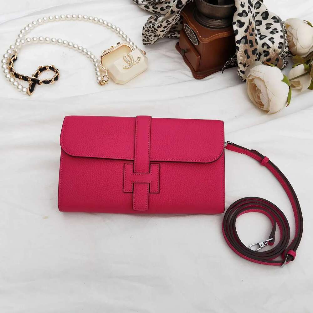 New Large Capacity Long Women's Top Layer Cow Leather Simple Handbag Litchi Pattern Wallet For Women