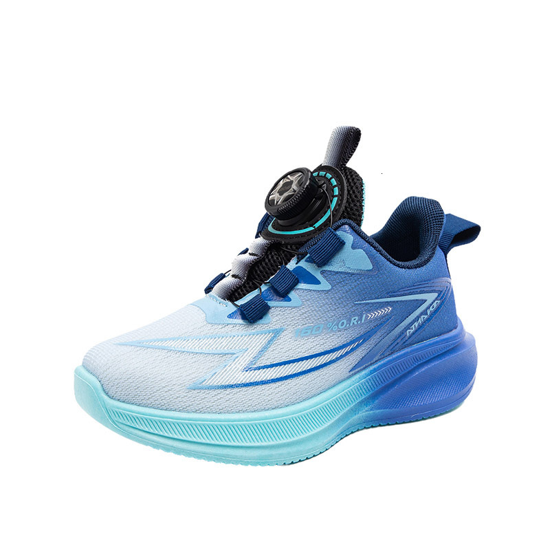 Childrens Breathable Sports Running Spring and Autumn New Ins Style Mesh Shock Absorption Soft Sole Boys Casual Shoes H260130