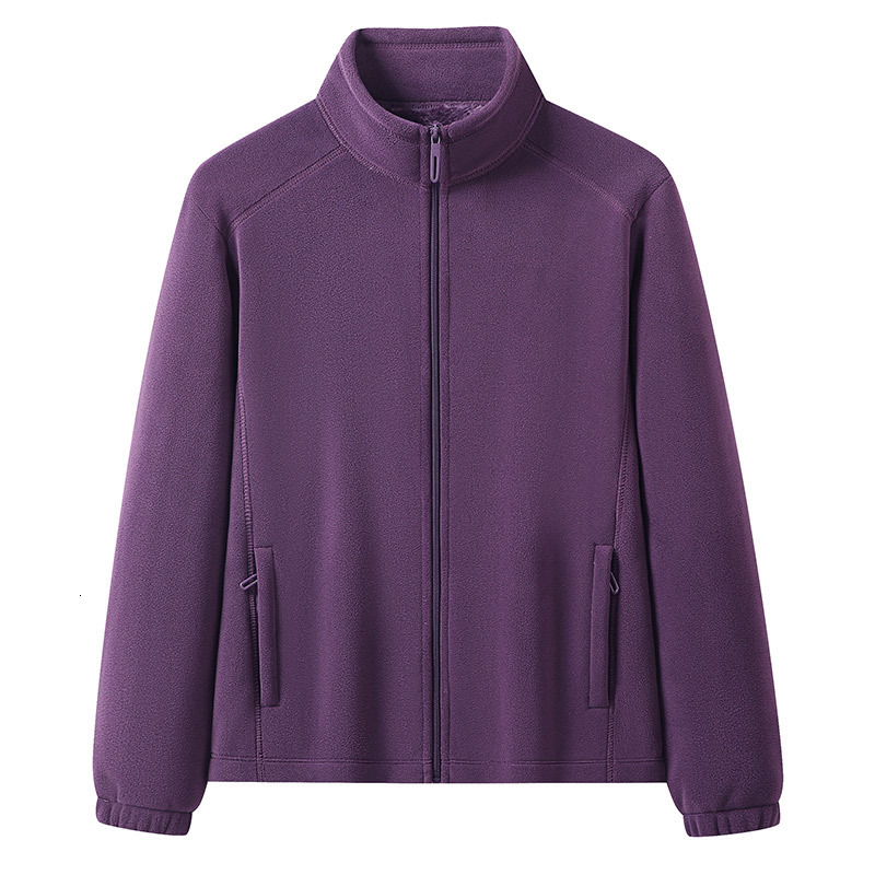 Fleece Jacket for Men and Women Autumn and Winter Warm Polar Fleece Outdoor Couple's Large Size Fleece Coat Softshell Jacket Inner Liner free shi - view 7