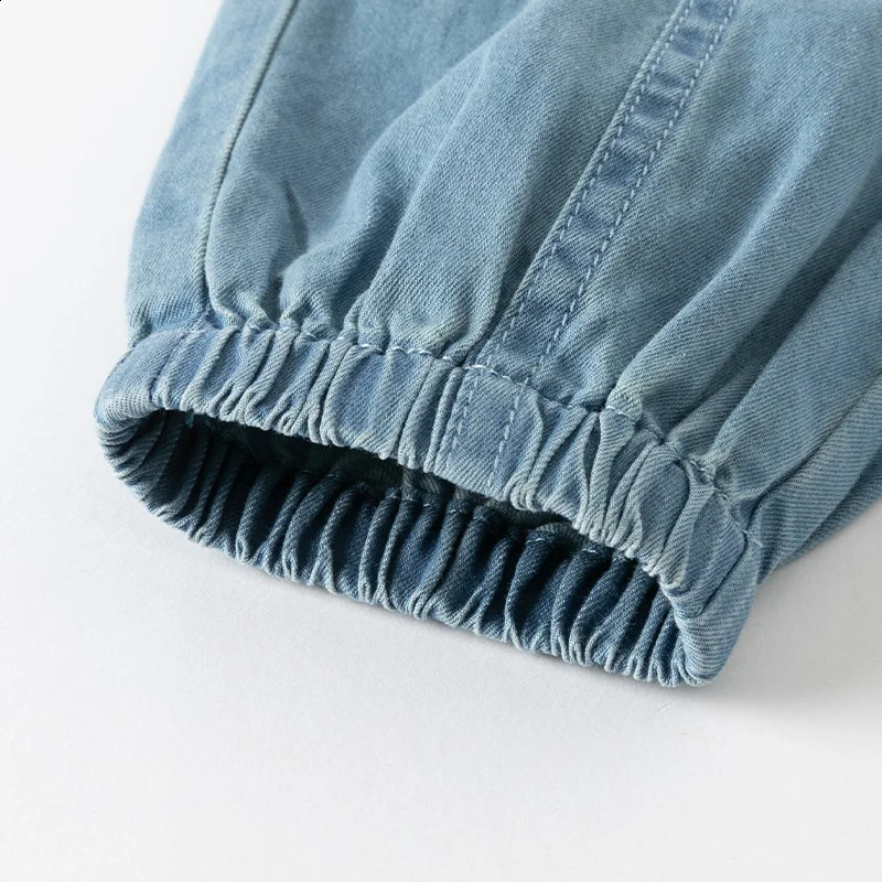 Dave Bella Childrens Jeans 2025 Spring Casual Cute Loose Girls Cotton Pants Gentle Outdoor DB1250333 250414z