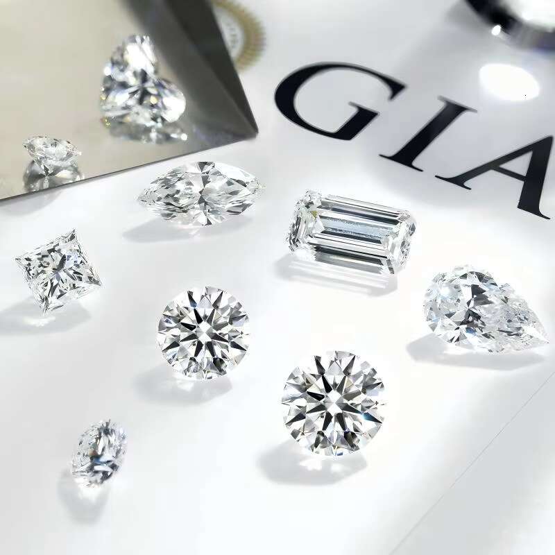 Wholesale 3.00ct GIA Certified VS2 Clarity Lab Grown Brilliant Cut Emerald Shape Diamond IGI Certified Loose Gem Jewelry