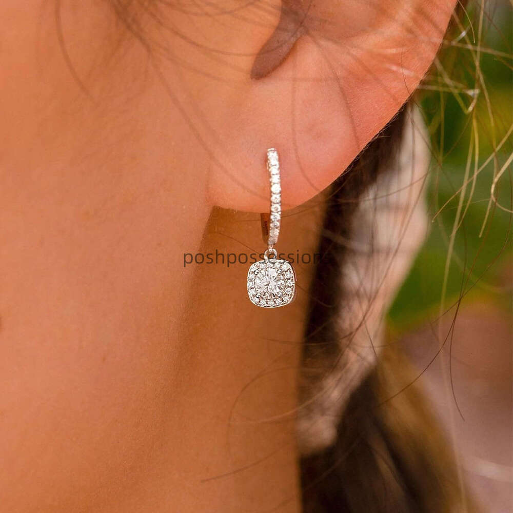 High Carbon Ring Earrings For Women, Made Of Pure Sier With Cuffs, Pendants, Hie Earrings, And Straps