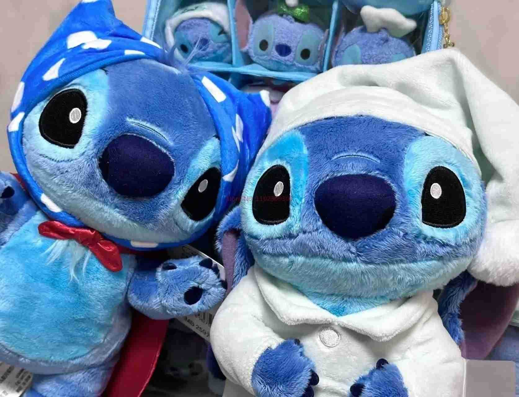Disney plush dolls New Sewing Plush Doll Kawaii Lilo Stitch Stuffed Toy Summer Dream Series Large Plush Pillow Childrens Toy Gift Y250423