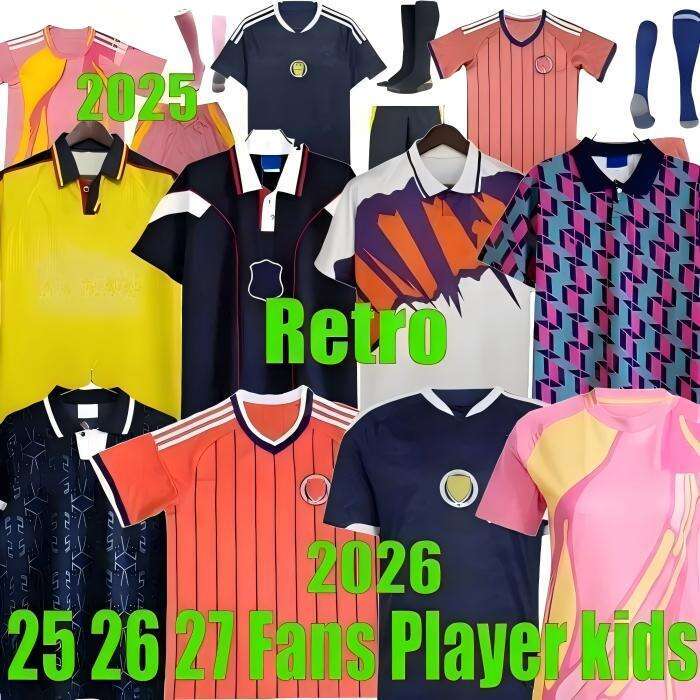2026 World Cup scotland football shirt ROBERTSON ADAMS Soccer Jerseys DYKES McTominay McGREGOR SHANKLAND MCGREGOR Home away oalkeeper men kids kits set