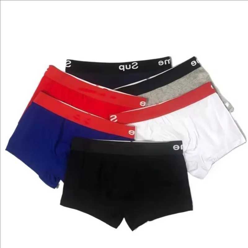 Mens pure cotton underwear fashionable breathable boxer Hombre casual sexy boxing mens shorts underwear Z250422