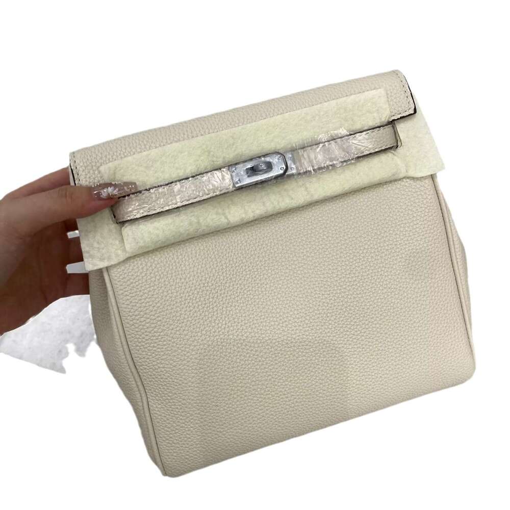 Elegant Silver-Buckled Luxury Tote: Spacious Ladies' Shoulder/Satchel Crafted from Durable Real Cowhide