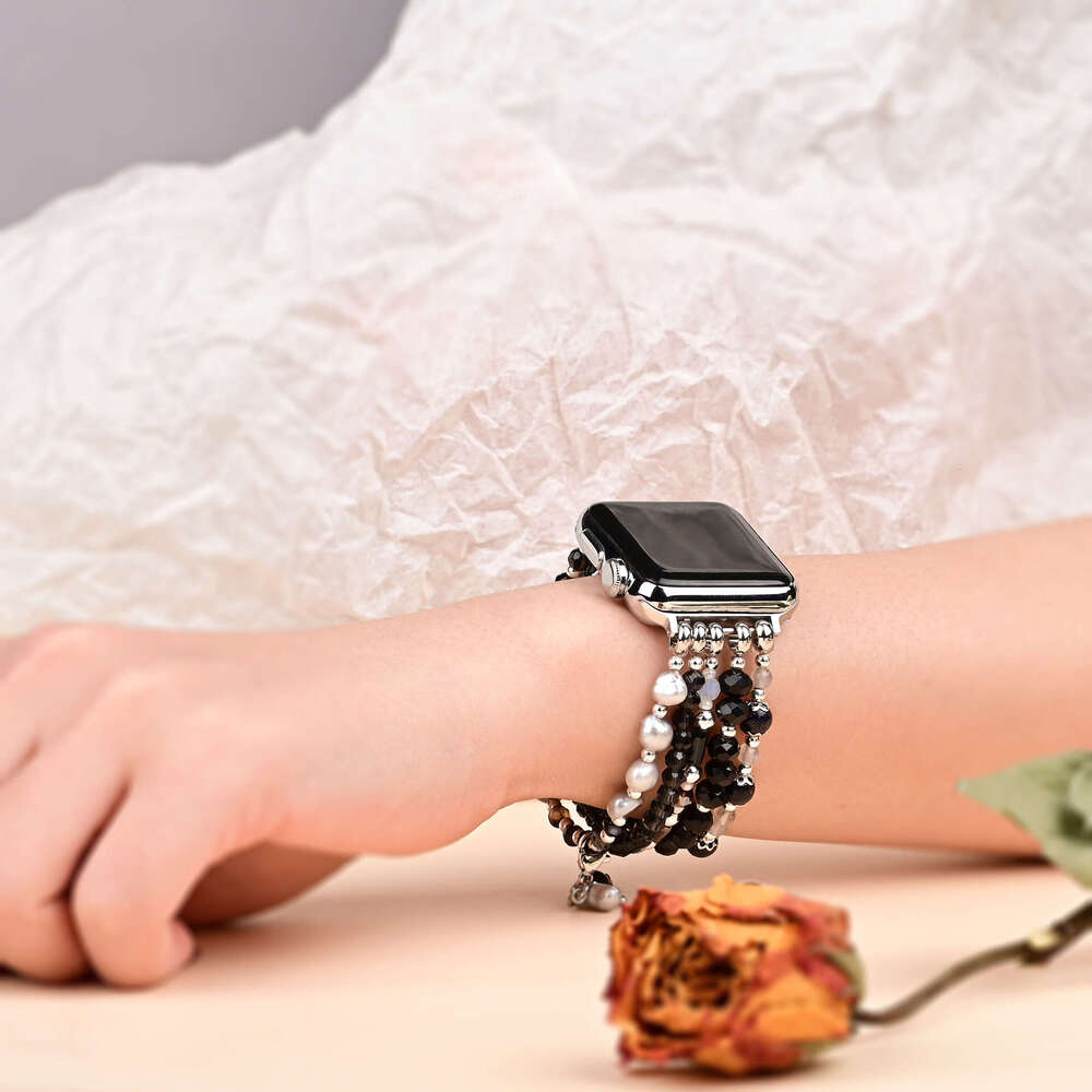 Bohemian style Apple/Samsung/Phoebe watch with stone handmade beaded strap