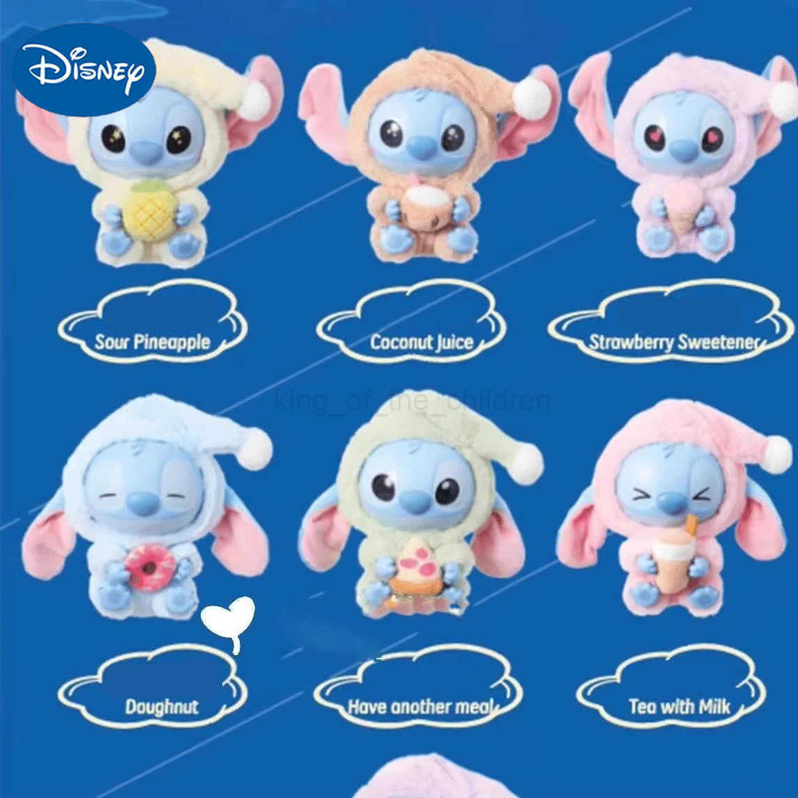 Disney Stitch Animals Party Series Blind Box Toys Cute Mystery Box Floating Fluffy Doll Decorative Gifts Authentic W20250423