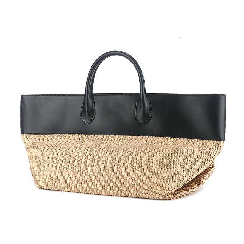 Ins Style Resort Beach Bag KE Large Capacity Grass Bag For Women New Summer Woven Single Shoulder Tote Bag Lazy Beach Vacation KQ