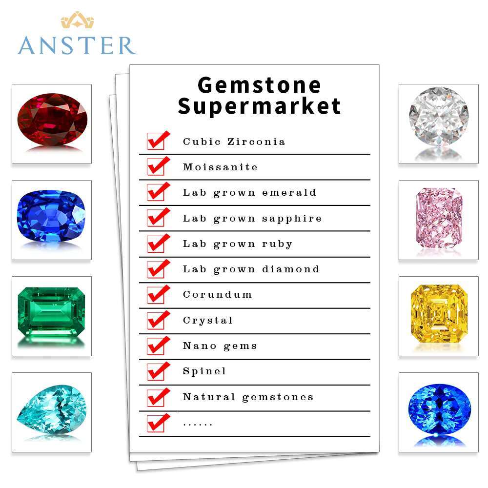 Wholesale Price Synthetic Diamond Manufacturing New Trendy Various Size and Shape CVD HPHT Lab Diamond