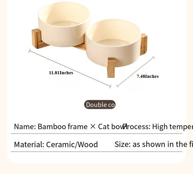Crafted Ceramic Transformational Pet Feeding Bowls with Non-Slip Design