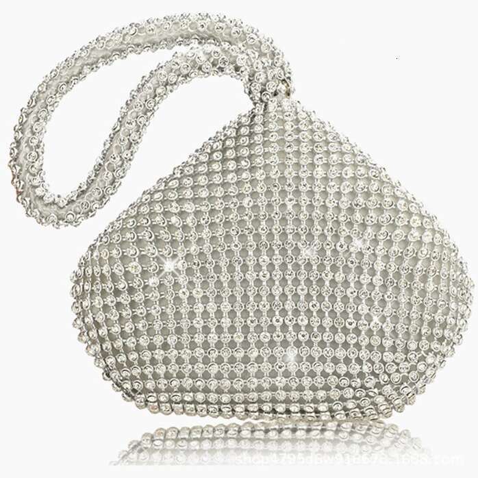 Women's High-End Triangle Shell Dinner Bag, Sparkling Lady Handbag, Handbags